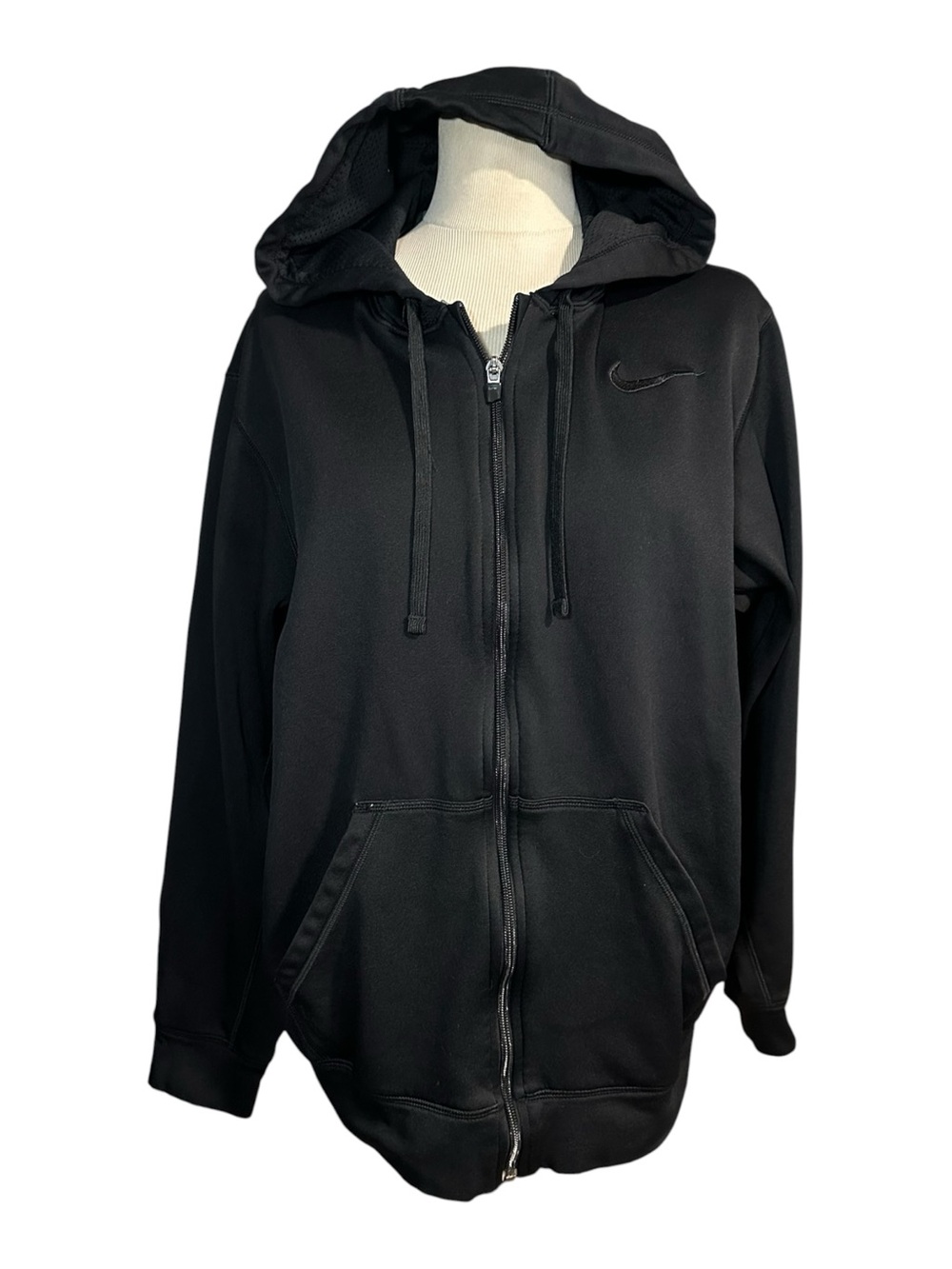 Nike Therma Fit Full Zip Jacket Black Mens Size L